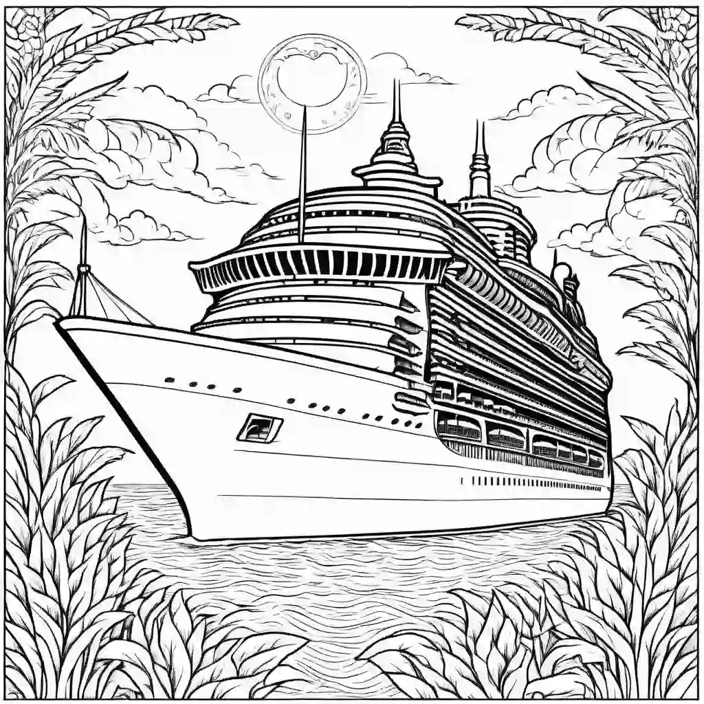 Enchantment of the Seas coloring pages